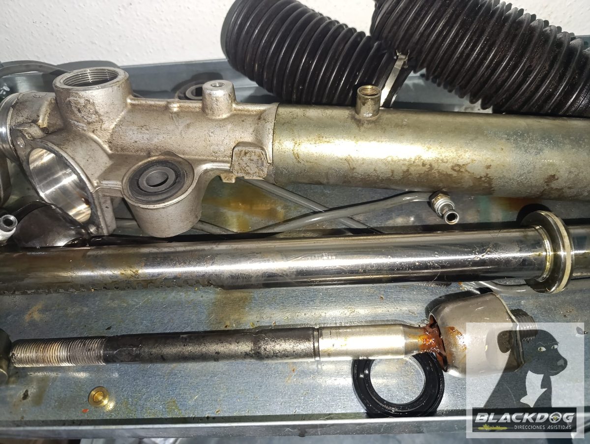 Cremallera japonesa desmontada para reparar